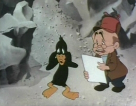 Screenshots from the 1945 Warner Bros. cartoon Ain