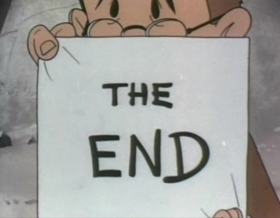 Screenshots from the 1945 Warner Bros. cartoon Ain