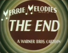 Screenshots from the 1945 Warner Bros. cartoon Ain