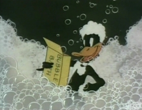 Screenshots from the 1945 Warner Bros. cartoon Ain