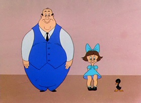 Screenshots from the 1945 Warner Bros. cartoon Nasty Quacks