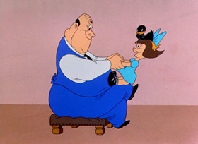 Screenshots from the 1945 Warner Bros. cartoon Nasty Quacks