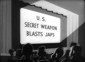 Screenshots from the 1945 Warner Bros. cartoon Going Home