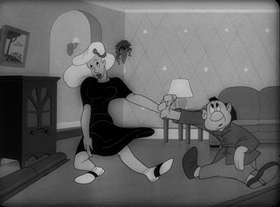 Screenshots from the 1945 Warner Bros. cartoon Going Home