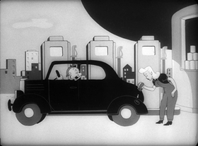 Screenshots from the 1945 Warner Bros. cartoon Going Home