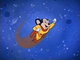 Screenshots from the 1946 Terrytoons cartoon Throwing the Bull