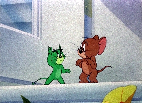 Screenshots from the 1946 MGM cartoon Springtime for Thomas