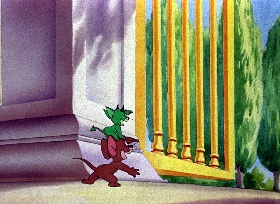 Screenshots from the 1946 MGM cartoon Springtime for Thomas