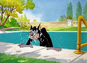 Screenshots from the 1946 MGM cartoon Springtime for Thomas