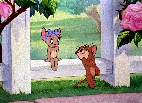 Screenshots from the 1946 MGM cartoon Springtime for Thomas