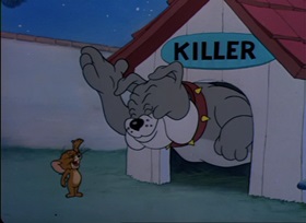 Screenshots from the 1946 MGM cartoon Solid Serenade