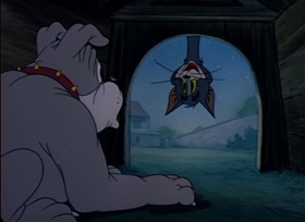 Screenshots from the 1946 MGM cartoon Solid Serenade