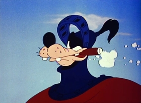 Screenshots from the 1946 Disney cartoon A Knight for a Day