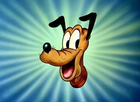 Screenshots from the 1946 Disney cartoon Pluto