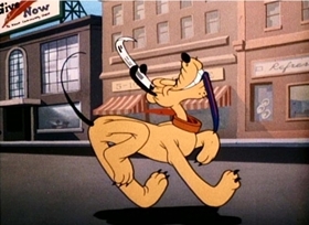 Screenshots from the 1946 Disney cartoon A Feather in His Collar