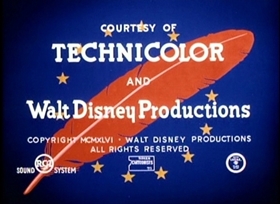 Screenshots from the 1946 Disney cartoon A Feather in His Collar