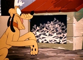 Screenshots from the 1946 Disney cartoon A Feather in His Collar