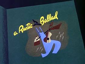 Screenshots from the 1946 Disney cartoon The Martins and the Coys