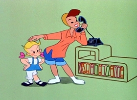 Screenshots from the 1946 Disney cartoon All the Cats Join In