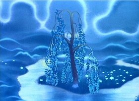 Screenshots from the 1946 Disney cartoon Without You