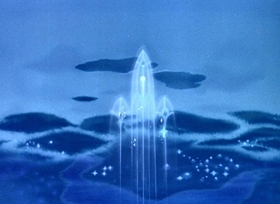 Screenshots from the 1946 Disney cartoon Without You