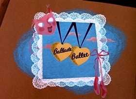 Screenshots from the 1946 Disney cartoon Two Silhouettes