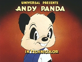 Screenshots from the 1946 Walter Lantz cartoon Apple Andy