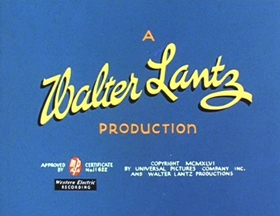 Screenshots from the 1946 Walter Lantz cartoon The Wacky Weed