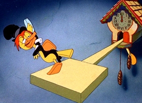 Screenshots from the 1946 Warner Bros. cartoon Book Revue