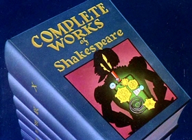 Screenshots from the 1946 Warner Bros. cartoon Book Revue