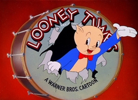 Screenshots from the 1946 Warner Bros. cartoon Baby Bottleneck