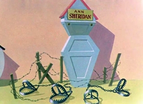 Screenshots from the 1946 Warner Bros. cartoon Hollywood Daffy