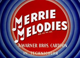 Screenshots from the 1946 Warner Bros. cartoon Hollywood Daffy