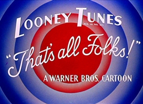 Screenshots from the 1946 Warner Bros. cartoon The Great Piggy Bank Robbery