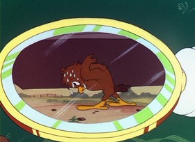 Screenshots from the 1946 Warner Bros. cartoon Walky Talky Hawky