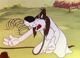 Screenshots from the 1946 Warner Bros. cartoon Walky Talky Hawky