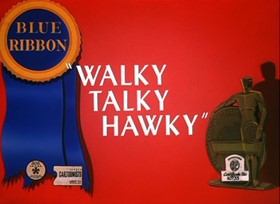 Screenshots from the 1946 Warner Bros. cartoon Walky Talky Hawky