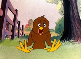 Screenshots from the 1946 Warner Bros. cartoon Walky Talky Hawky