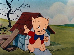 Screenshots from the 1946 Warner Bros. cartoon Mouse Menace