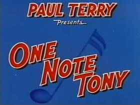 One Note Tony (1947) - The Internet Animation Database