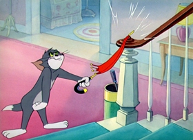 Screenshots from the 1947 MGM cartoon Part Time Pal