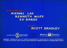 Screenshots from the 1947 MGM cartoon Part Time Pal