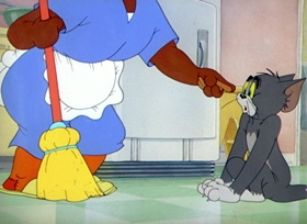 Screenshots from the 1947 MGM cartoon Part Time Pal