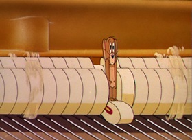 Screenshots from the 1947 MGM cartoon The Cat Concerto