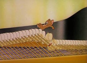 Screenshots from the 1947 MGM cartoon The Cat Concerto