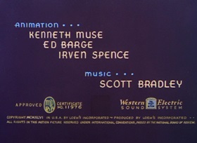 Screenshots from the 1947 MGM cartoon The Cat Concerto