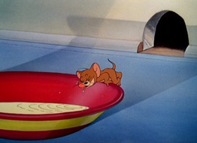 Screenshots from the 1947 MGM cartoon Dr. Jekyll and Mr. Mouse