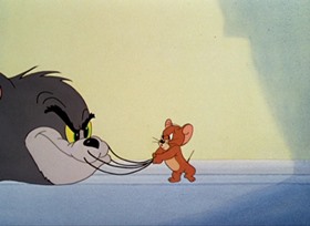 Screenshots from the 1947 MGM cartoon Dr. Jekyll and Mr. Mouse