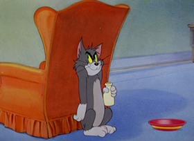 Screenshots from the 1947 MGM cartoon Dr. Jekyll and Mr. Mouse