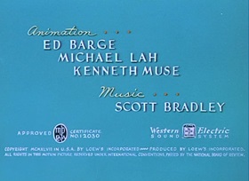 Screenshots from the 1947 MGM cartoon Salt Water Tabby